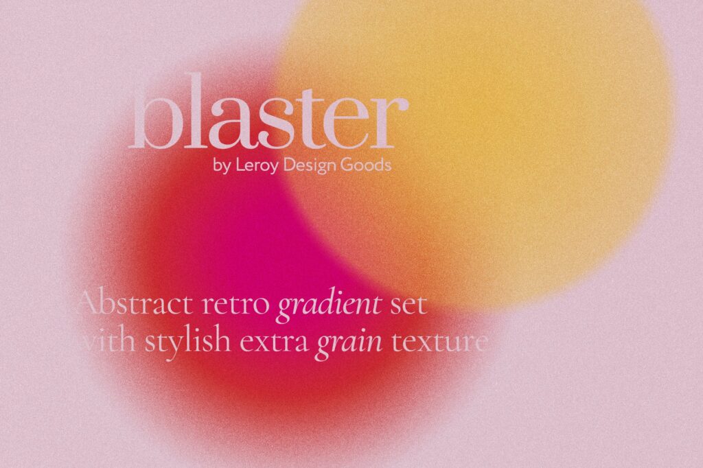 website design elements - grainy gradients